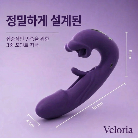 Veloria ™ 4-в-1 Уред за тазовото дъно за двойки